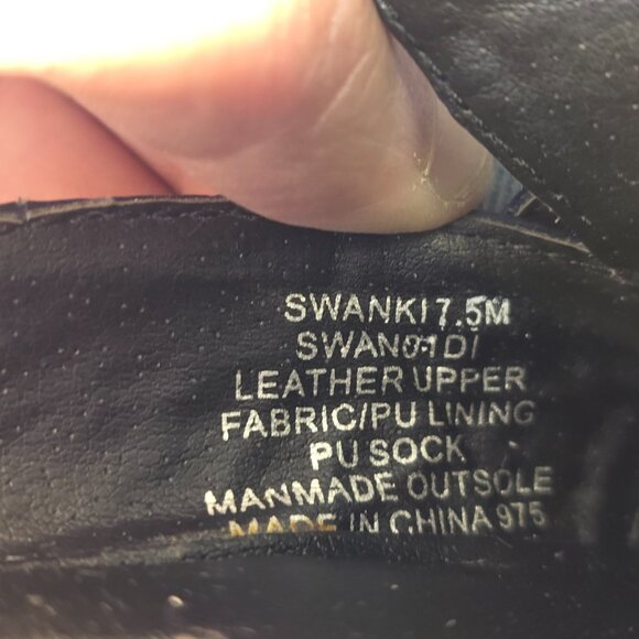 Steven by Steve Madden Swanki Blue Croc Chain Loafer Mules - Picture 8 of 10